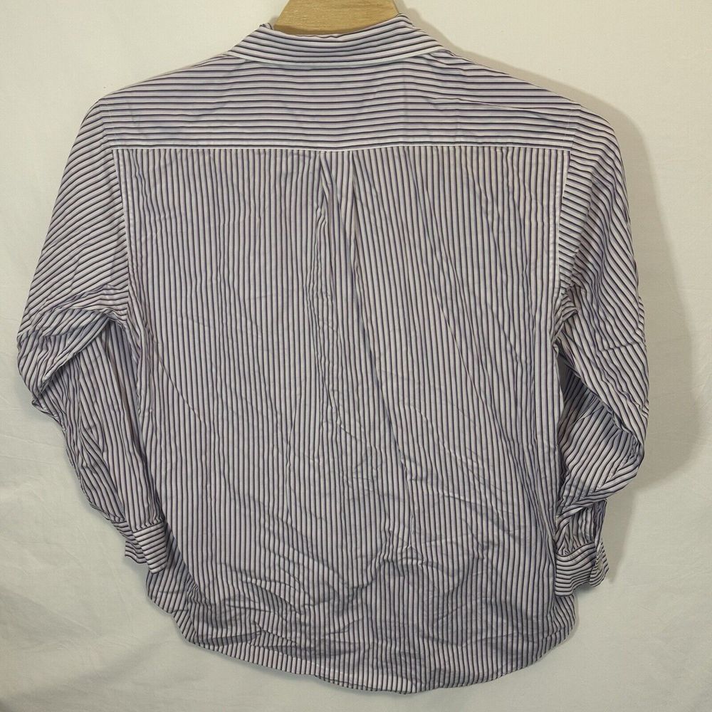 Vineyard Vines XL Men's Purple Striped Taylor Whale Shirt Long Sleeve Button Up - Picture 5 of 5